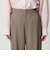 【WEB限定 Wardrobe DAILY MINIMAL】ダブルクロス タックワイドストレートパンツ ウォッシャブル