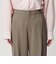 【WEB限定 Wardrobe DAILY MINIMAL】ダブルクロス タックワイドストレートパンツ ウォッシャブル