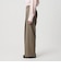 【WEB限定 Wardrobe DAILY MINIMAL】ダブルクロス タックワイドストレートパンツ ウォッシャブル