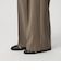 【WEB限定 Wardrobe DAILY MINIMAL】ダブルクロス タックワイドストレートパンツ ウォッシャブル