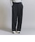 【WEB限定 Wardrobe DAILY MINIMAL】ダブルクロス タックワイドストレートパンツ ウォッシャブル
