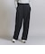 【WEB限定 Wardrobe DAILY MINIMAL】ダブルクロス タックワイドストレートパンツ ウォッシャブル