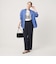 【WEB限定 Wardrobe DAILY MINIMAL】ダブルクロス タックワイドストレートパンツ ウォッシャブル