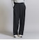 【WEB限定 Wardrobe DAILY MINIMAL】ダブルクロス タックワイドストレートパンツ ウォッシャブル