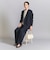 【WEB限定 Wardrobe DAILY MINIMAL】ダブルクロス タックワイドストレートパンツ ウォッシャブル