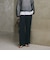 【WEB限定 Wardrobe DAILY MINIMAL】ダブルクロス タックワイドストレートパンツ ウォッシャブル