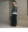 【WEB限定 Wardrobe DAILY MINIMAL】ダブルクロス タックワイドストレートパンツ ウォッシャブル