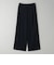 【WEB限定 Wardrobe DAILY MINIMAL】ダブルクロス タックワイドストレートパンツ ウォッシャブル