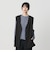 【WEB限定 Wardrobe DAILY MINIMAL】ダブルクロス リボンベルトジレ ウォッシャブル