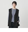 【WEB限定 Wardrobe DAILY MINIMAL】ダブルクロス リボンベルトジレ ウォッシャブル
