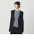 【WEB限定 Wardrobe DAILY MINIMAL】ダブルクロス リボンベルトジレ ウォッシャブル