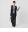 【WEB限定 Wardrobe DAILY MINIMAL】ダブルクロス リボンベルトジレ ウォッシャブル