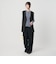 【WEB限定 Wardrobe DAILY MINIMAL】ダブルクロス リボンベルトジレ ウォッシャブル