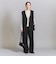 【WEB限定 Wardrobe DAILY MINIMAL】ダブルクロス リボンベルトジレ ウォッシャブル