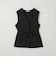 【WEB限定 Wardrobe DAILY MINIMAL】ダブルクロス リボンベルトジレ ウォッシャブル