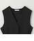 【WEB限定 Wardrobe DAILY MINIMAL】ダブルクロス リボンベルトジレ ウォッシャブル