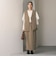 【WEB限定 Wardrobe DAILY MINIMAL】ダブルクロス リボンベルトジレ ウォッシャブル