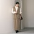 【WEB限定 Wardrobe DAILY MINIMAL】ダブルクロス リボンベルトジレ ウォッシャブル