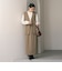 【WEB限定 Wardrobe DAILY MINIMAL】ダブルクロス リボンベルトジレ ウォッシャブル