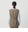 【WEB限定 Wardrobe DAILY MINIMAL】ダブルクロス リボンベルトジレ ウォッシャブル