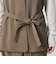 【WEB限定 Wardrobe DAILY MINIMAL】ダブルクロス リボンベルトジレ ウォッシャブル