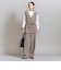 【WEB限定 Wardrobe DAILY MINIMAL】ダブルクロス リボンベルトジレ ウォッシャブル