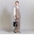 【WEB限定 Wardrobe DAILY MINIMAL】ダブルクロス リボンベルトジレ ウォッシャブル