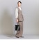 【WEB限定 Wardrobe DAILY MINIMAL】ダブルクロス リボンベルトジレ ウォッシャブル