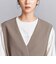 【WEB限定 Wardrobe DAILY MINIMAL】ダブルクロス リボンベルトジレ ウォッシャブル