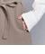 【WEB限定 Wardrobe DAILY MINIMAL】ダブルクロス リボンベルトジレ ウォッシャブル