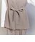 【WEB限定 Wardrobe DAILY MINIMAL】ダブルクロス リボンベルトジレ ウォッシャブル