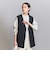 【WEB限定 Wardrobe DAILY MINIMAL】ダブルクロス リボンベルトジレ ウォッシャブル