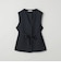 【WEB限定 Wardrobe DAILY MINIMAL】ダブルクロス リボンベルトジレ ウォッシャブル
