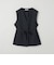 【WEB限定 Wardrobe DAILY MINIMAL】ダブルクロス リボンベルトジレ ウォッシャブル
