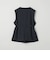 【WEB限定 Wardrobe DAILY MINIMAL】ダブルクロス リボンベルトジレ ウォッシャブル
