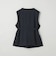 【WEB限定 Wardrobe DAILY MINIMAL】ダブルクロス リボンベルトジレ ウォッシャブル