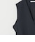【WEB限定 Wardrobe DAILY MINIMAL】ダブルクロス リボンベルトジレ ウォッシャブル