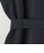 【WEB限定 Wardrobe DAILY MINIMAL】ダブルクロス リボンベルトジレ ウォッシャブル