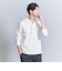 【WEB限定 WARDROBE SMART】クリア ガスコットン ヘンリーネック カットソー【抗菌・防臭】