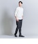 【WEB限定 WARDROBE SMART】クリア ガスコットン ヘンリーネック カットソー【抗菌・防臭】