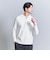 【WEB限定 WARDROBE SMART】クリア ガスコットン ヘンリーネック カットソー【抗菌・防臭】
