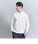 【WEB限定 WARDROBE SMART】クリア ガスコットン ヘンリーネック カットソー【抗菌・防臭】