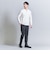 【WEB限定 WARDROBE SMART】クリア ガスコットン ヘンリーネック カットソー【抗菌・防臭】