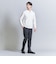 【WEB限定 WARDROBE SMART】クリア ガスコットン ヘンリーネック カットソー【抗菌・防臭】