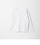 【WEB限定 WARDROBE SMART】クリア ガスコットン ヘンリーネック カットソー【抗菌・防臭】