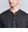 【WEB限定 WARDROBE SMART】クリア ガスコットン ヘンリーネック カットソー【抗菌・防臭】