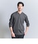 【WEB限定 WARDROBE SMART】クリア ガスコットン ヘンリーネック カットソー【抗菌・防臭】