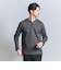 【WEB限定 WARDROBE SMART】クリア ガスコットン ヘンリーネック カットソー【抗菌・防臭】