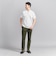 【WEB限定 WARDROBE SMART】クリア  ガスコットン ヘンリーネック カットソー【抗菌・防臭】