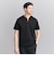 【WEB限定 WARDROBE SMART】クリア  ガスコットン ヘンリーネック カットソー【抗菌・防臭】